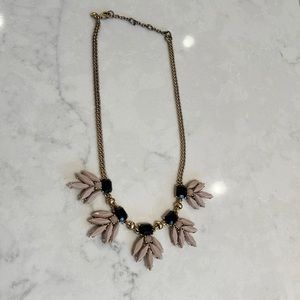 Jcrew necklace with blush and black beading